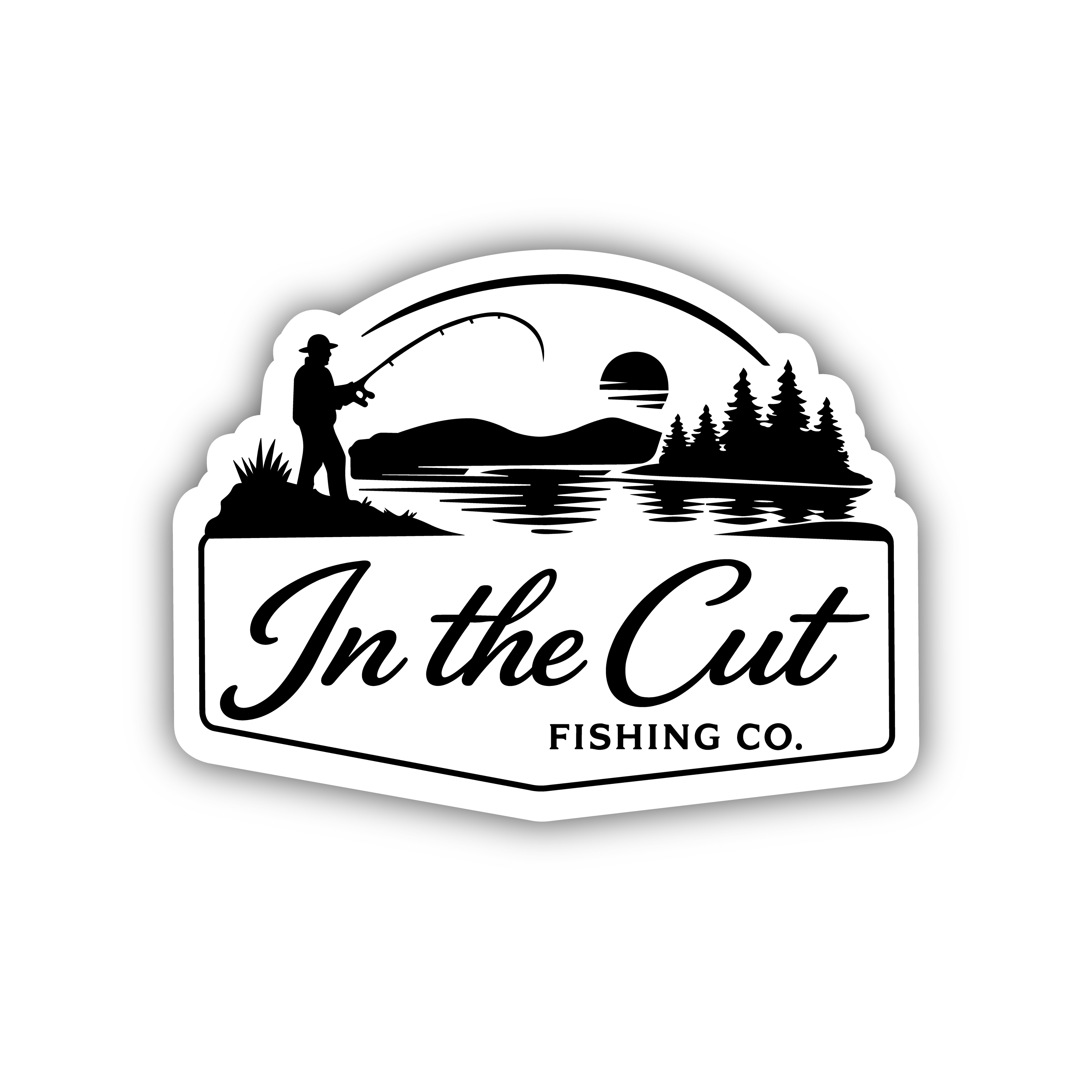 Fishin' in the dark Sticker