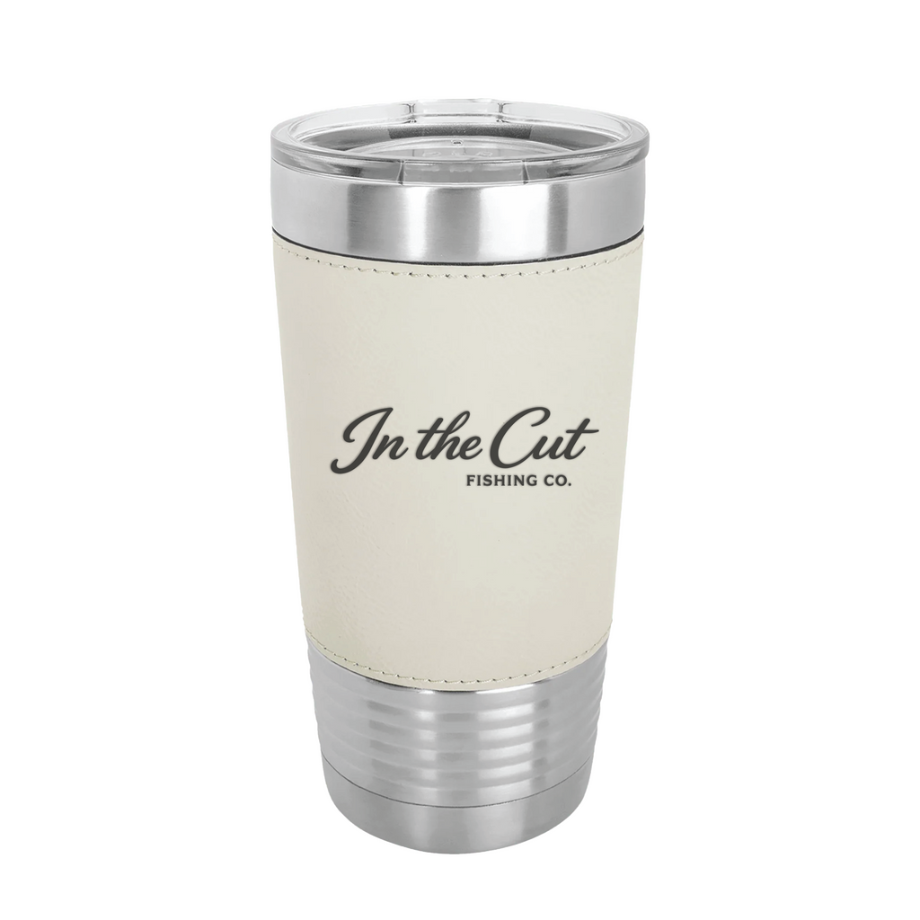 In The Cut Leather Tumbler