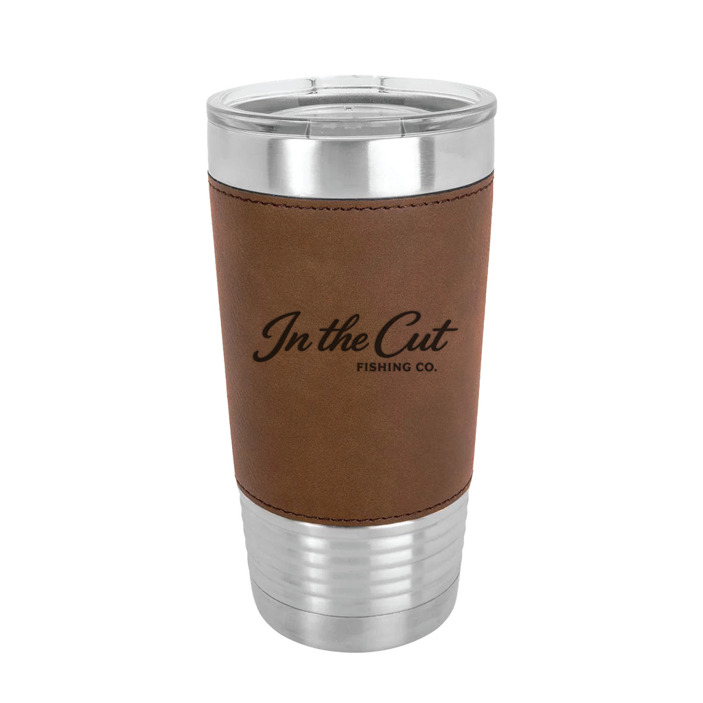 In The Cut Leather Tumbler