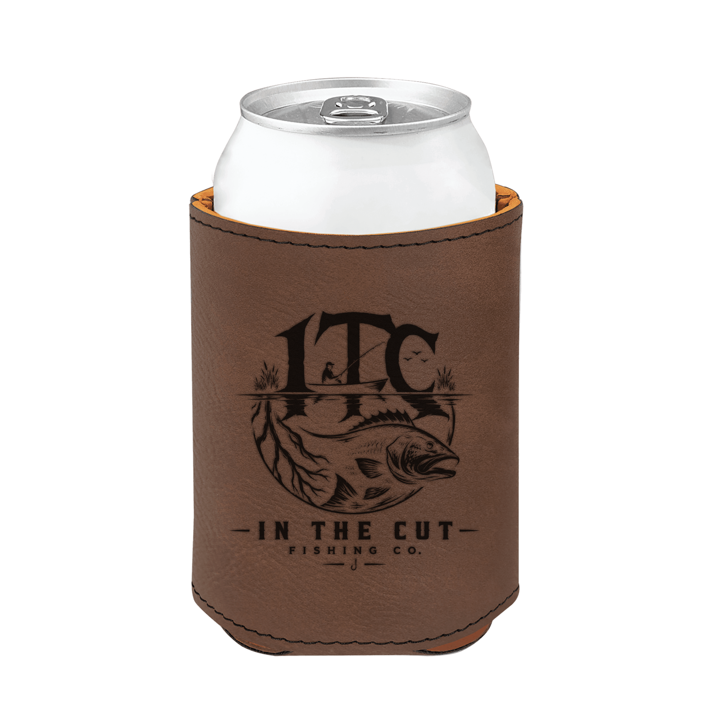 In The Cutwater Leather Koozie